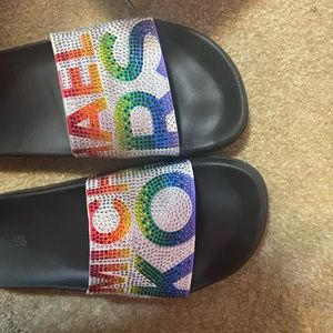 Women micheal Kors slides